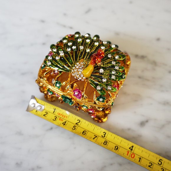 Peacock Trinket Container - Picture 5 of 5